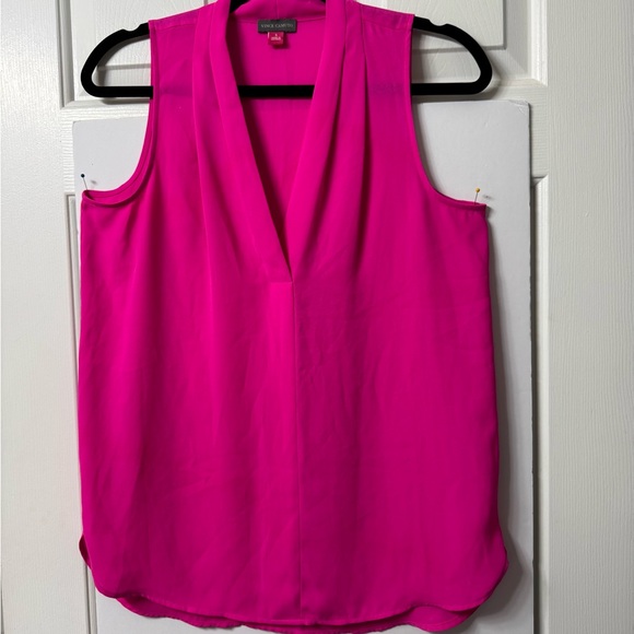 Vince Camuto Tops - Vince Camuto Top, S, Fuschia, sleeveless V Neck NWOT